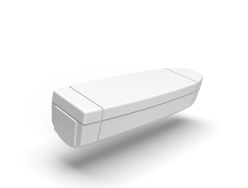 P1A-401108 plastic dongle enclosure back