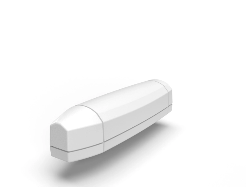 P1A-401108 plastic dongle enclosure front