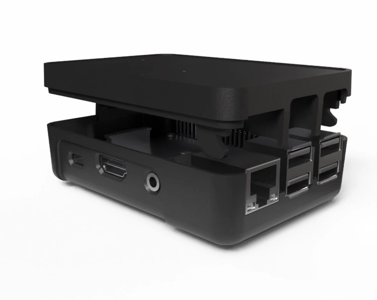 P3A-382612 Raspberry Pi3 enclosure open