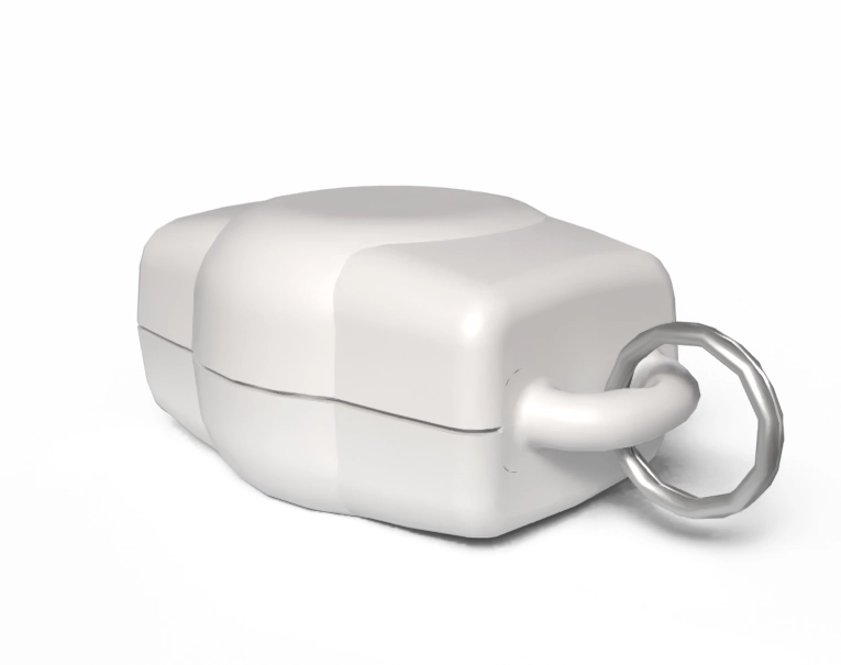 Wearable FOB - Key Ring Housing White
