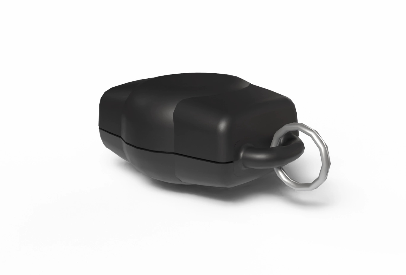 Wearable FOB - Key Ring Housing (Black)Medium